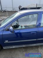 OPEL ASTRA G Blauw Z21B links voor deur portier 1997-2004, Ophalen of Verzenden, Gebruikt, Opel, Deur