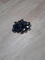 Donkerblauwe broche Didi, Ophalen, Blauw, Overige materialen