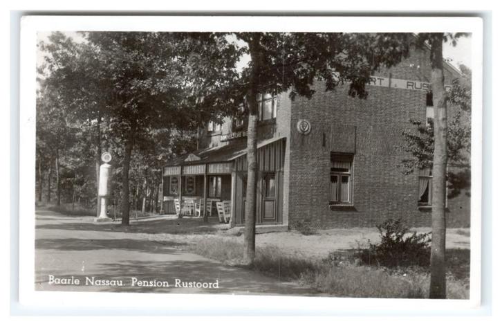 Baarle Nassau, Pension Rustoord, Verzamelen, Ansichtkaarten | Nederland, Gelopen, Noord-Brabant, 1940 tot 1960, Verzenden