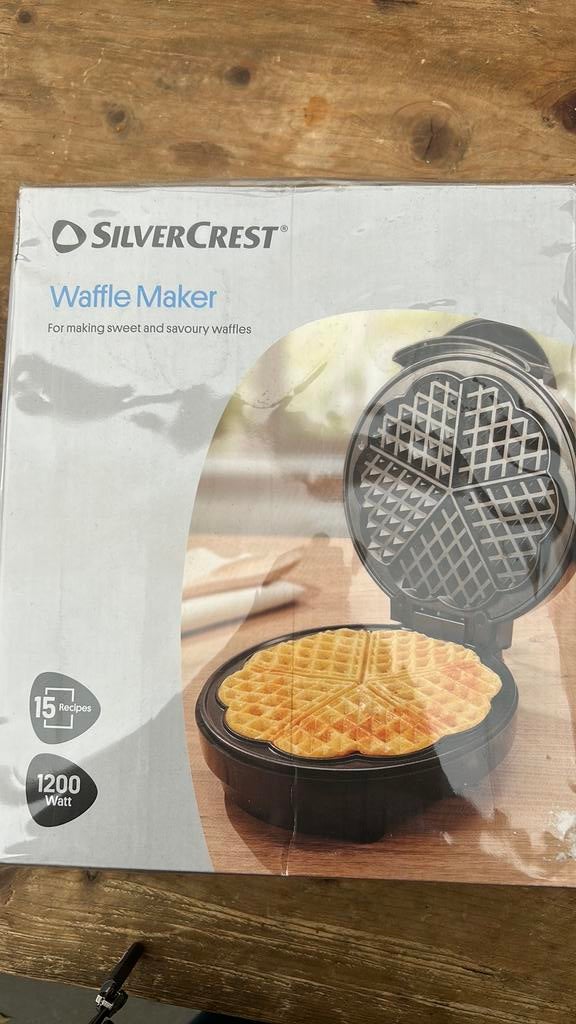 Wafelijzer/waffle maker van Silver Crest Nieuw, Witgoed en Apparatuur, Wafelijzers, Ophalen of Verzenden, Zo goed als nieuw