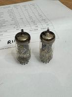 Mooi matchend paar Telefunken ECC83 ribbed plate, Audio, Tv en Foto, Buizenversterkers, Ophalen of Verzenden, Buis of Buizen