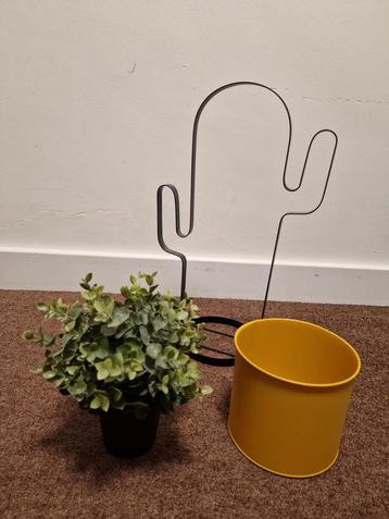 Kunstplant kunstbloem Bloempot cactus beschikbaar voor biedingen