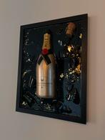 Moët & Chandon Epoxy Kunstwerk - 30x40 cm, Antiek en Kunst, Ophalen of Verzenden