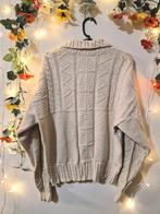 Hoge kwaliteit vintage katoenen aran gebreid vest, Kleding | Dames, Ophalen of Verzenden, Zo goed als nieuw, Maat 42/44 (L)