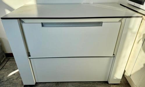 Poggenpohl Bijkeuken Ladeblok 130x64 Wit, Huis en Inrichting, Keuken | Complete keukens, Gebruikt, Wit, Ophalen