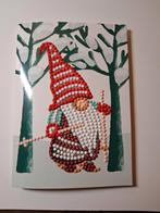 Diamond painting kaart winter gnoom skiën, Ophalen of Verzenden, Nieuw, Overige thema's