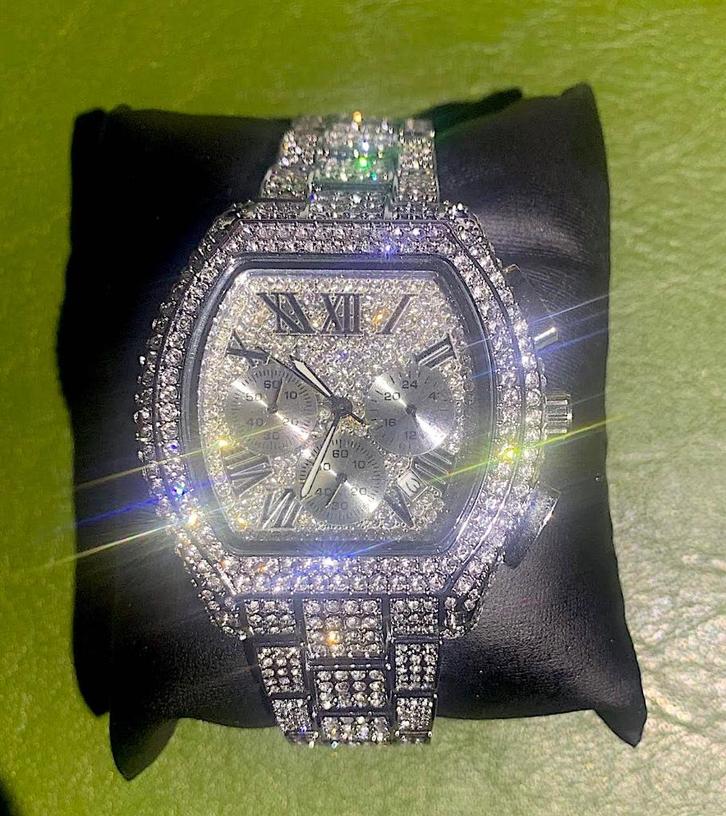 Heren horloge model Roadster Diamond chronograph XL 42mm, Sieraden, Tassen en Uiterlijk, Horloges | Heren, Nieuw, Polshorloge