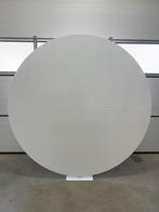 Witte ronde backdrop, Ophalen, Zo goed als nieuw