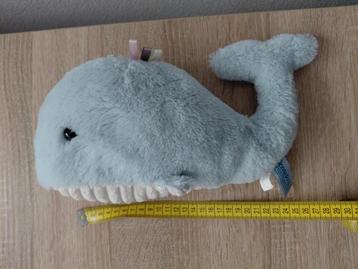 TeddyKompaniet Ocean Pals Walvisje - Lichtblauw beschikbaar voor biedingen