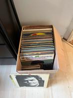 Verhuisdoos met ruim 100 vinyl lp’s en singles van alles, Ophalen, 1960 tot 1980, Gebruikt, 12 inch