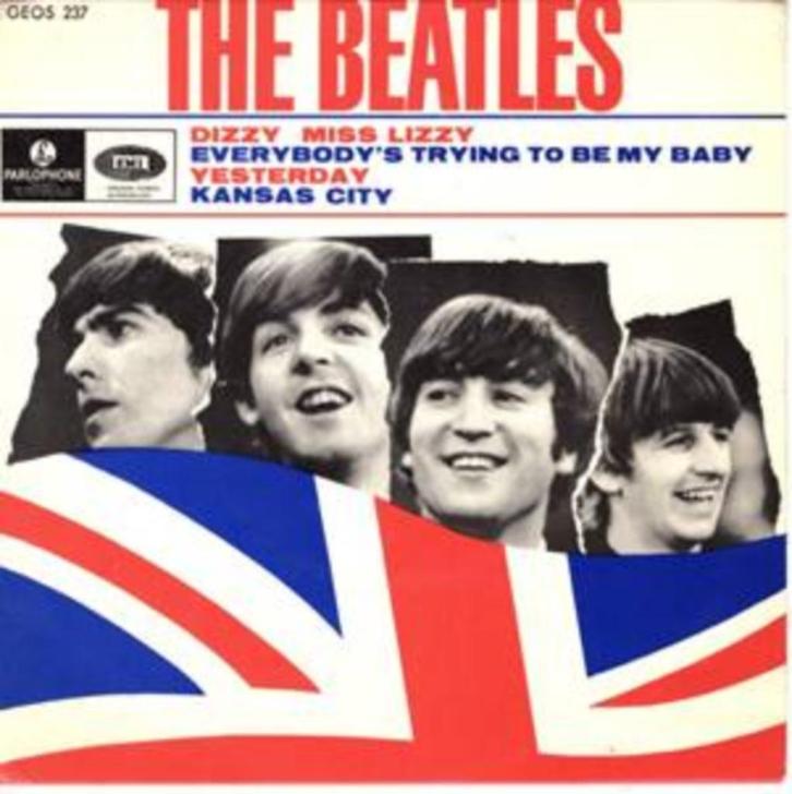 BEATLES EP DIZZY MISS LIZZY (Zweden), Cd's en Dvd's, Vinyl Singles, Gebruikt, EP, Pop, Verzenden