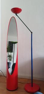 Vintage Ilmo vloerlamp blauw rood groen, Ophalen, Zo goed als nieuw, Memphis milano stijl italiaans design, 150 tot 200 cm