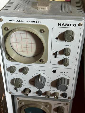 HAMEG oscilloscope Type HM207 / 2 stuks / 50 Euro p.st beschikbaar voor biedingen