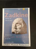 Ossip Zadkine expositie affiche 1994, Verzenden, 1980 tot heden, Knipsel(s)