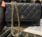 €3500 Vintage Chanel WOC, Ophalen of Verzenden, Nieuw, Zwart, Handtas