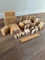 Houten blokken set, Kinderen en Baby's, Speelgoed | Bouwstenen, Ophalen, Gebruikt, Overige merken