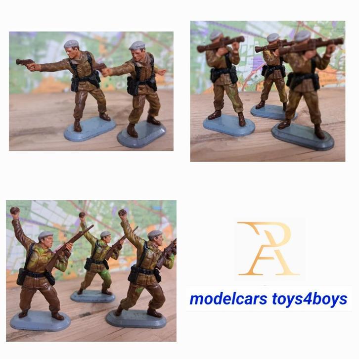 Britains ltd Super Deetails Vintage SAS Commando Soldiers 1/, Antiek en Kunst, Antiek | Speelgoed, Verzenden