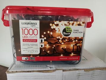 Kerstverlichting 1000 ledlampjes cluster beschikbaar voor biedingen