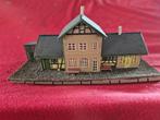 Zeer fraai modeltrein Ho station, Hobby en Vrije tijd, Modeltreinen | H0, Ophalen of Verzenden, Zo goed als nieuw, Gelijkstroom