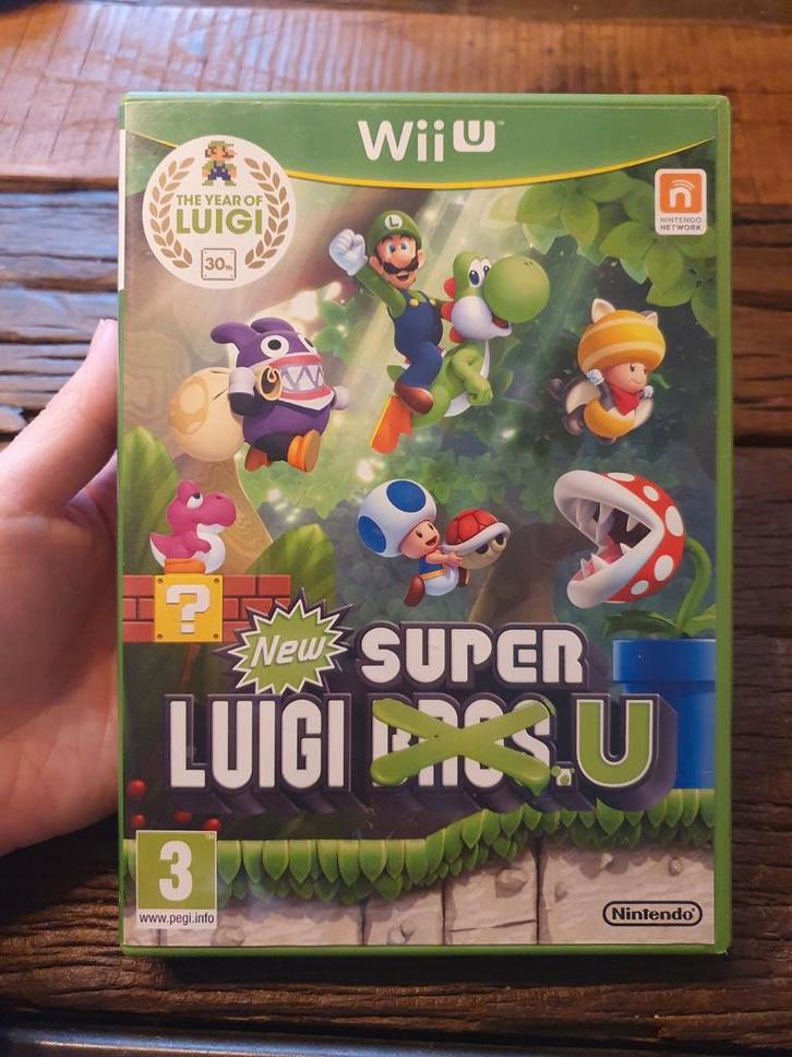 New Super Luigi Bros. U - Wii U, Spelcomputers en Games, Games | Nintendo Wii, Zo goed als nieuw, Platform, 1 speler, Vanaf 7 jaar