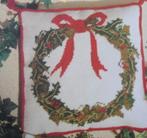 Borduurpatroon  Kerst krans Hulst en klimop   9088, Verzenden, Nieuw, Handborduren, Patroon