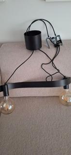 Zwarte hanglamp, Huis en Inrichting, Ophalen, Zo goed als nieuw, Metaal