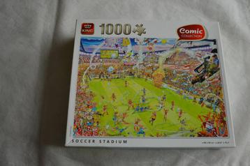 Puzzel: Soccer Stadium 1000 stukjes King beschikbaar voor biedingen