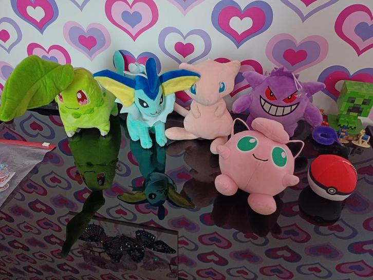 Pokémon & Furby Knuffel Collectie, Kinderen en Baby's, Speelgoed | Knuffels en Pluche, Gebruikt, Overige typen, Ophalen of Verzenden