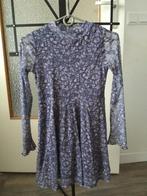 Blauwe jurk van Zara met bloemenprint maat 134, Meisje, Ophalen of Verzenden, Zo goed als nieuw, Zara girls