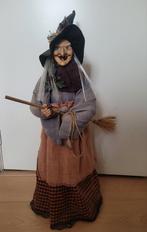 Decoratieve Heks met Bezem, Ophalen of Verzenden, Gebruikt