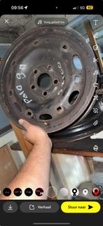 Stalen Velgen 14 inch - Polo/Golf, Ophalen, Gebruikt