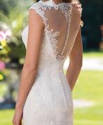 Champagne Kleurige Trouwjurk, Ophalen of Verzenden, Zo goed als nieuw, Beige, Trouwjurk