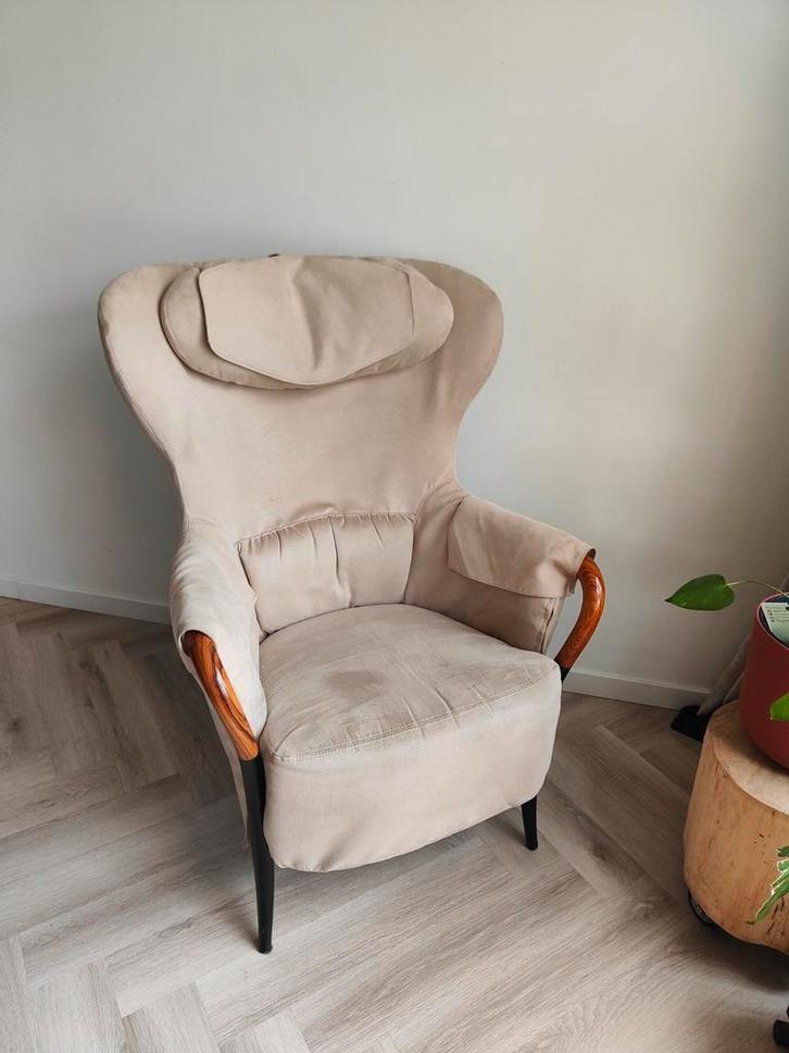 Designer Fauteuil Giorgetti, Huis en Inrichting, Fauteuils, Gebruikt, 75 tot 100 cm, 75 tot 100 cm, Ophalen of Verzenden