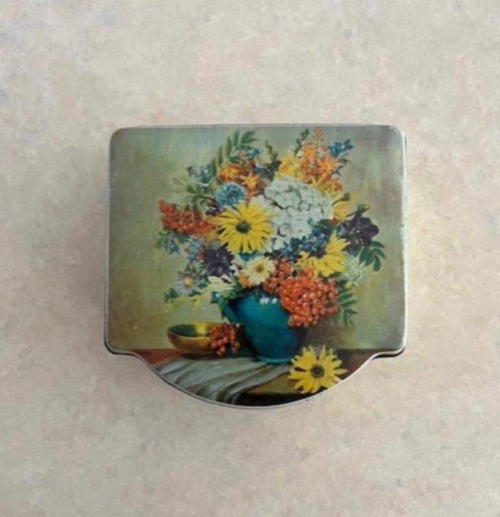 Tin / Blik / Trommel Vintage van The Metal Box Co. Mansfield, Antiek en Kunst, Curiosa en Brocante, Ophalen of Verzenden