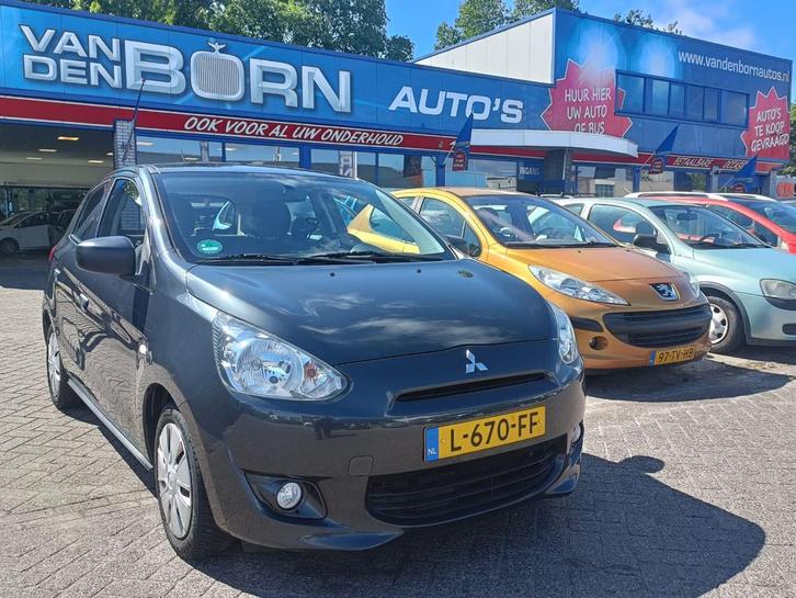 Mitsubishi Space Star 1.0 Entry Airco 5 deurs 3 mnd Garantie, Auto's, Mitsubishi, Bedrijf, Te koop, Space Star, ABS, Airbags, Airconditioning