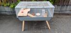 Hamsterkooi op poten, Dieren en Toebehoren, Knaagdieren en Konijnen | Hokken en Kooien, Kooi, Zo goed als nieuw, Hamster, 75 tot 110 cm