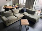 Gestoffeerde hoekbank (rechts) - Donker groen, Huis en Inrichting, Banken | Bankstellen, Ophalen, 250 tot 300 cm, Gebruikt, Minder dan 75 cm