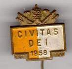 Speldje CIVITAS DEI PAVILJOEN VATICAAN WERELDTENTOONSTELLING, Verzenden, Gebruikt, Overige onderwerpen