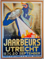 Affiche Jaarbeurs Utrecht 1934 Henri Pieck Art Deco, Ophalen