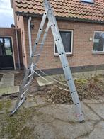 Altrex ladder 3x 9 treden, Ophalen, Zo goed als nieuw, Ladder, Opvouwbaar of Inschuifbaar
