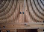 Houten computerkast / bureau kast, Huis en Inrichting, Kasten | Computermeubels, Gebruikt, 120 tot 170 cm, Grenenhout, Ophalen of Verzenden