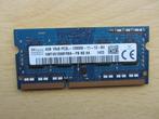 Hynix 4GB PC3-12800 DDR3-1600MHz non-ECC Unbuffered CL11 204, 4 GB, 1600 MHz, Ophalen of Verzenden, Laptop