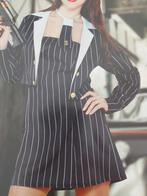 Mafia Girl Kostuum met Hoed - CARNAVAL! Nieuw, Carnaval, Nieuw, Ophalen of Verzenden, Kleding