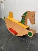 Houten hobbelpaard, Ophalen, Gebruikt