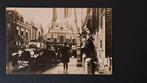 Fotokaart Sneek Friesland Bezoek van de Koningin met Auto, Ophalen of Verzenden, 1920 tot 1940, Ongelopen, Friesland