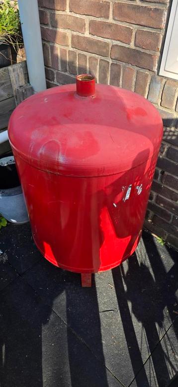 Drukvat voor haard/vuurkorf project beschikbaar voor biedingen
