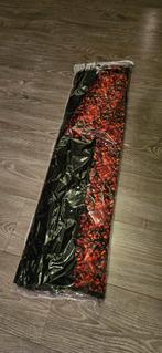 Truckgordijnen zwart met deense pluche rood, Ophalen of Verzenden, Nieuw