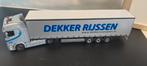 Scania next gen met huiftrailer dekker Rijssen, Hobby en Vrije tijd, Modelauto's | 1:50, Ophalen of Verzenden, Zo goed als nieuw