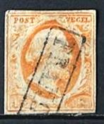 Nvph nr 3 gestempeld, Postzegels en Munten, Postzegels | Nederland, Verzenden, T/m 1940, Gestempeld