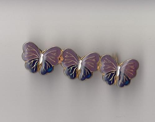 Vlinder broche Vlinders, Verzamelen, Speldjes, Pins en Buttons, Gebruikt, Speldje of Pin, Overige onderwerpen, Ophalen of Verzenden